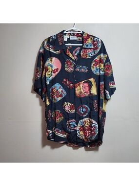 Vintage United colors of Benetton short sleeves button-down shirt size medium
